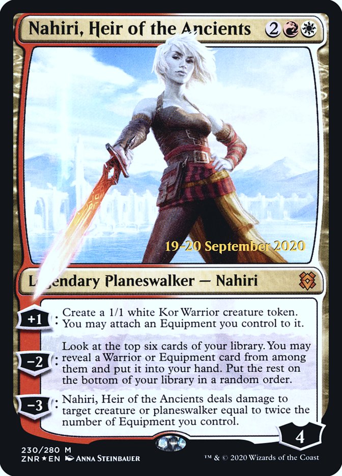 Nahiri, Heir of the Ancients  [Zendikar Rising Prerelease Promos] | Webway Games
