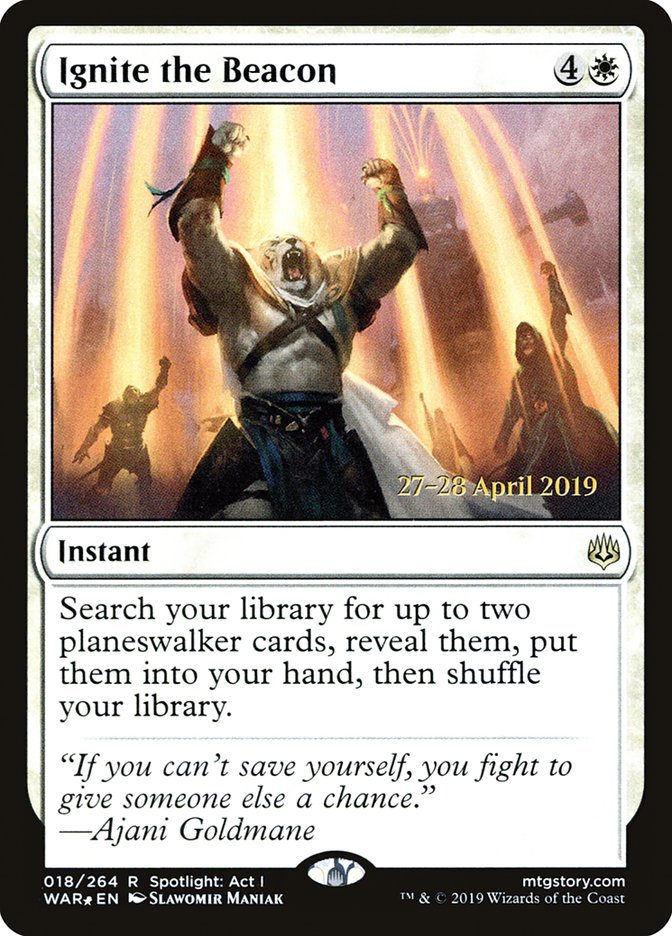 Ignite the Beacon  [War of the Spark Prerelease Promos] | Webway Games