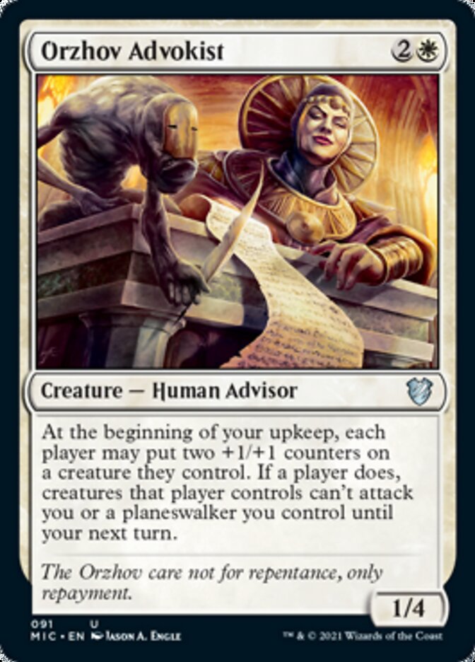 Orzhov Advokist [Innistrad: Midnight Hunt Commander] | Webway Games