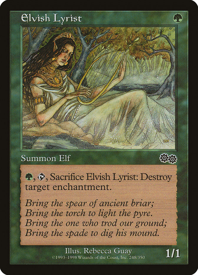 Elvish Lyrist [Urza's Saga] | Webway Games