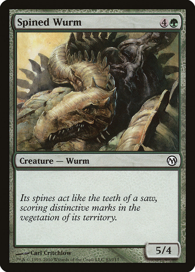 Spined Wurm [Duels of the Planeswalkers] | Webway Games
