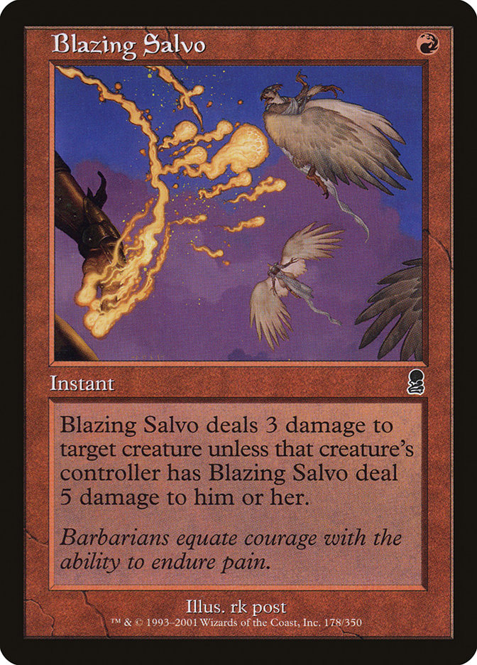 Blazing Salvo [Odyssey] | Webway Games