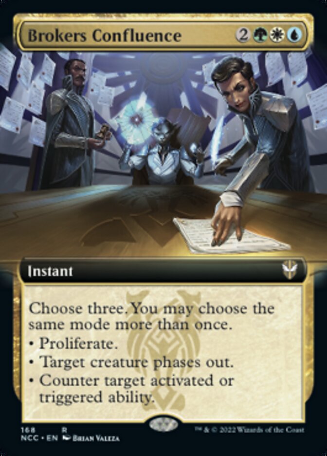 Brokers Confluence (Extended Art) [Streets of New Capenna Commander] | Webway Games