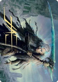 Egon, God of Death Art Card (Gold-Stamped Signature) [Kaldheim: Art Series] | Webway Games