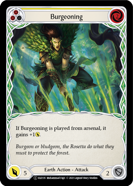 Burgeoning (Yellow) [U-ELE135] Unlimited Normal | Webway Games