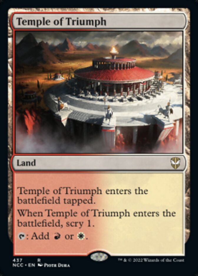 Temple of Triumph [Streets of New Capenna Commander] | Webway Games