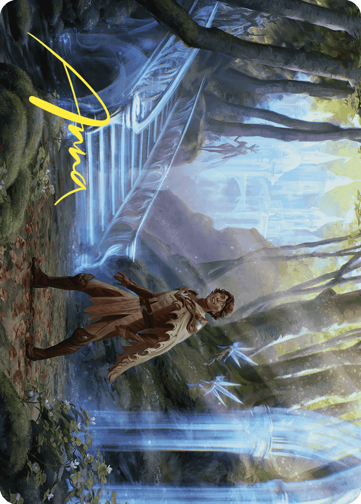 Into the Fae Court Art Card (Gold-Stamped Signature) [Wilds of Eldraine Art Series] | Webway Games