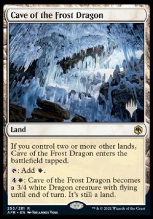 Cave of the Frost Dragon (Promo Pack) [Dungeons & Dragons: Adventures in the Forgotten Realms Promos] | Webway Games