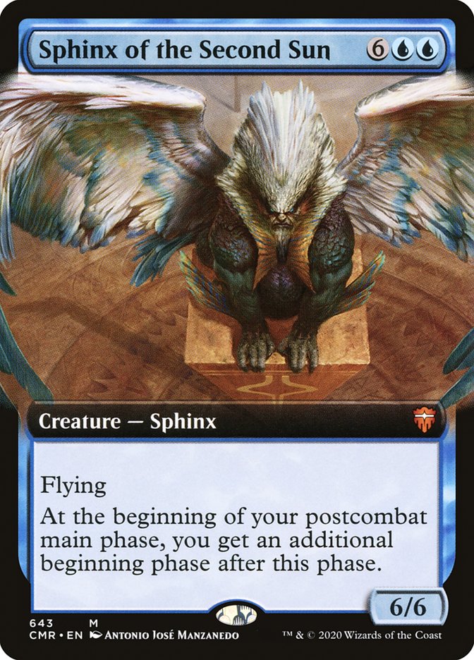 Sphinx of the Second Sun (Extended Art) [Commander Legends] | Webway Games