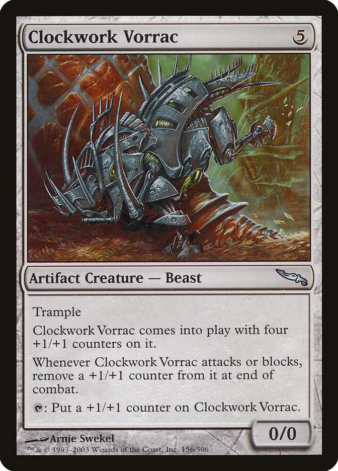 Clockwork Vorrac [Mirrodin] | Webway Games