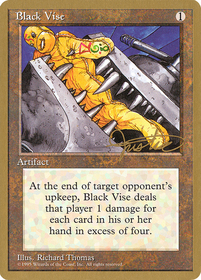 Black Vise (Mark Justice) [Pro Tour Collector Set] | Webway Games