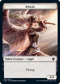 Angel // Elemental (010) Double-sided Token [Commander 2020 Tokens] | Webway Games