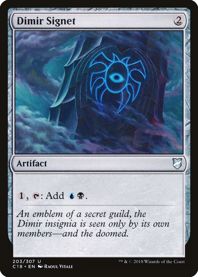 Dimir Signet [Commander 2018] | Webway Games