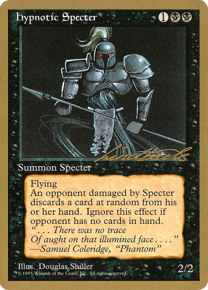 Hypnotic Specter (Leon Lindback) [Pro Tour Collector Set] | Webway Games
