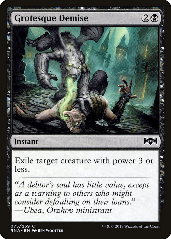 Grotesque Demise [Ravnica Allegiance] | Webway Games