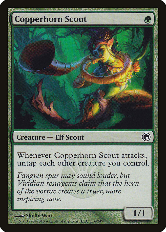 Copperhorn Scout [Scars of Mirrodin] | Webway Games