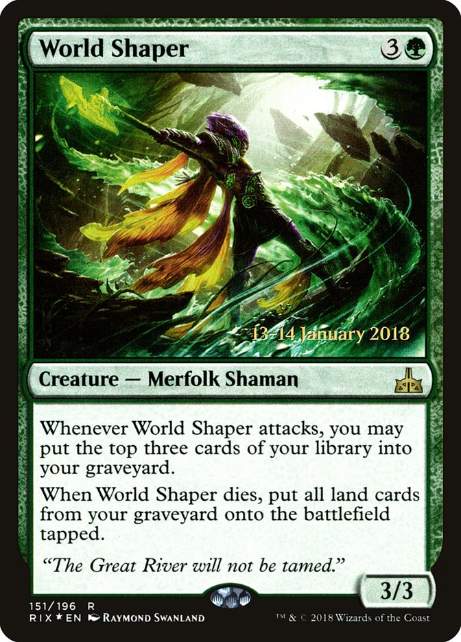 World Shaper (Prerelease) [Rivals of Ixalan Prerelease Promos] | Webway Games