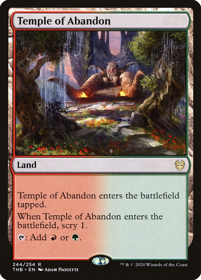 Temple of Abandon [Theros Beyond Death] | Webway Games