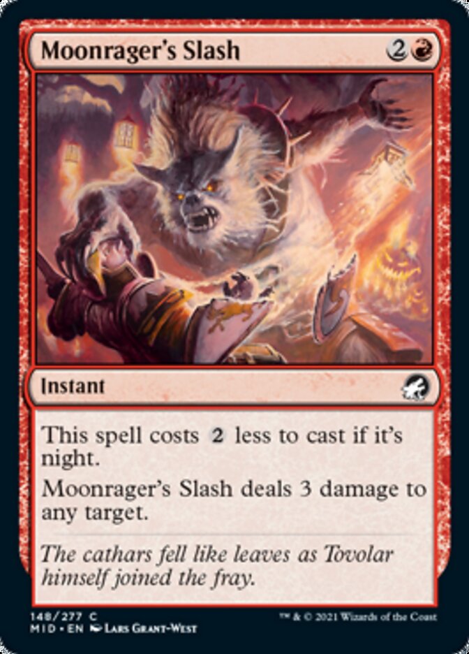 Moonrager's Slash [Innistrad: Midnight Hunt] | Webway Games