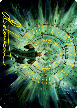 Verdant Mastery Art Card (Gold-Stamped Signature) [Strixhaven: School of Mages Art Series] | Webway Games