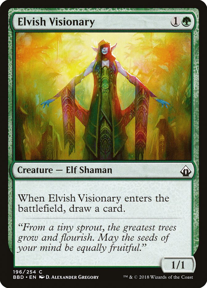 Elvish Visionary [Battlebond] | Webway Games