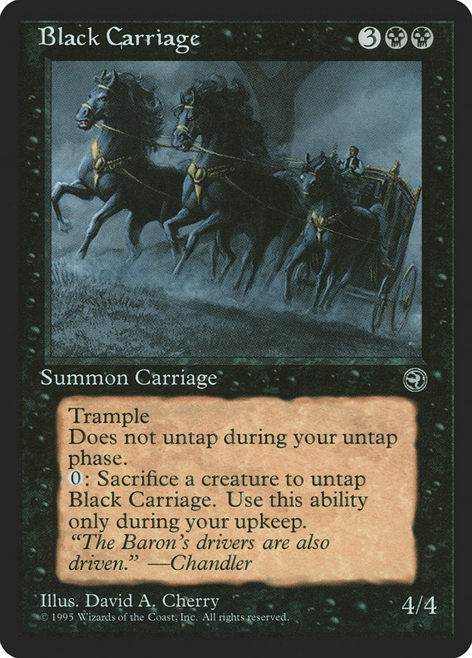 Black Carriage [Homelands] | Webway Games