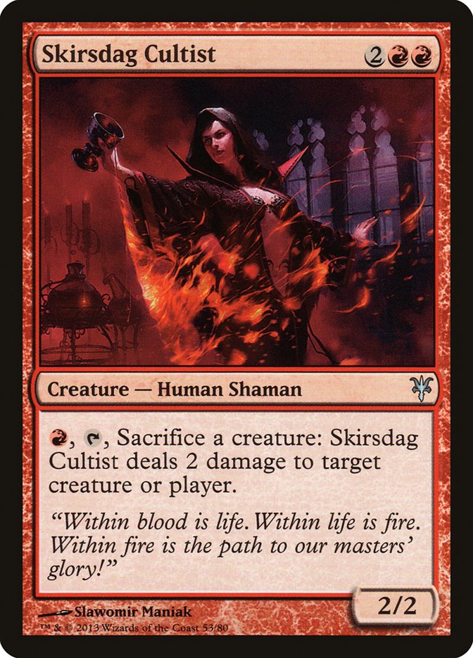 Skirsdag Cultist [Duel Decks: Sorin vs. Tibalt] | Webway Games