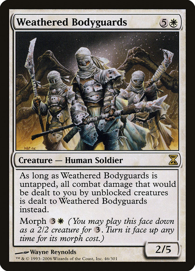Weathered Bodyguards [Time Spiral] | Webway Games