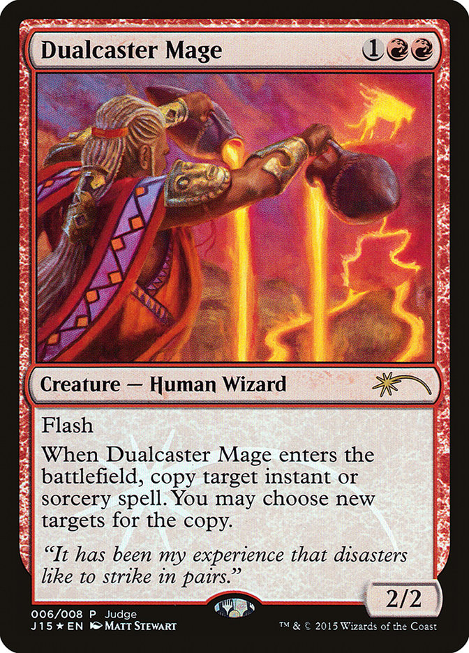 Dualcaster Mage [Judge Gift Cards 2015] | Webway Games