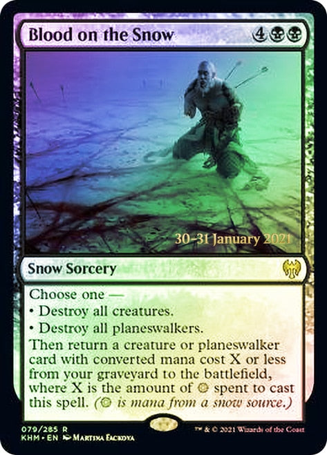 Blood on the Snow  [Kaldheim Prerelease Promos] | Webway Games