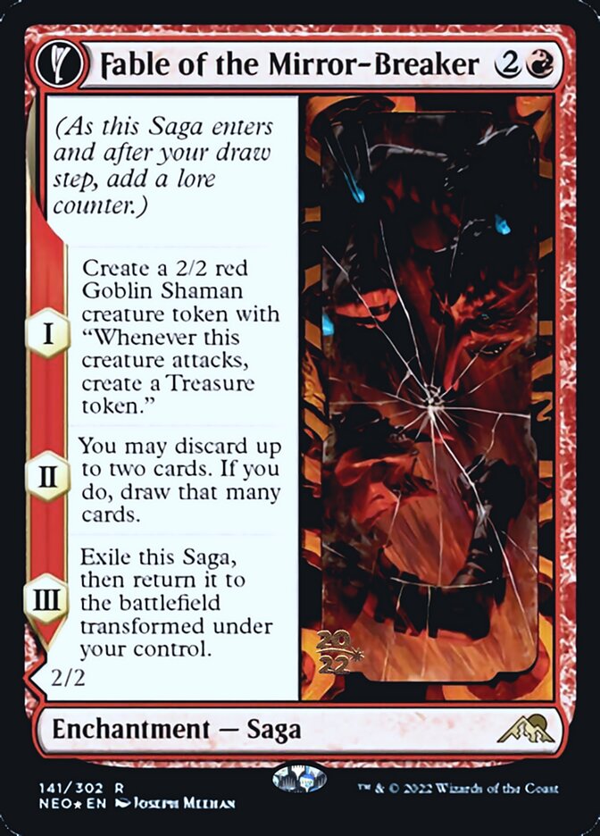 Fable of the Mirror-Breaker // Reflection of Kiki-Jiki [Kamigawa: Neon Dynasty Prerelease Promos] | Webway Games