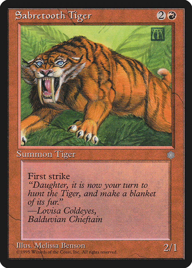 Sabretooth Tiger [Ice Age] | Webway Games
