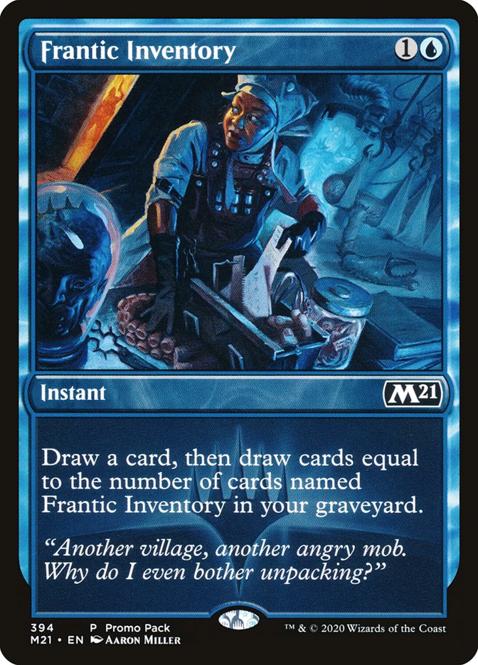 Frantic Inventory (Promo Pack) [Core Set 2021 Promos] | Webway Games