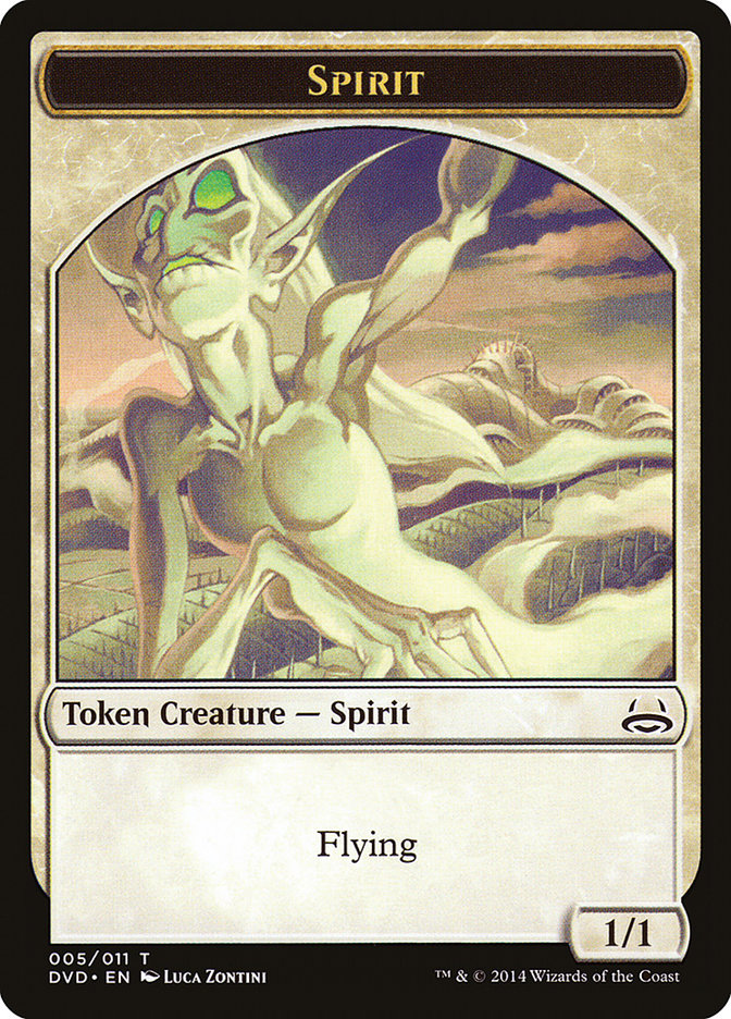 Spirit Token (Divine vs. Demonic) [Duel Decks Anthology Tokens] | Webway Games