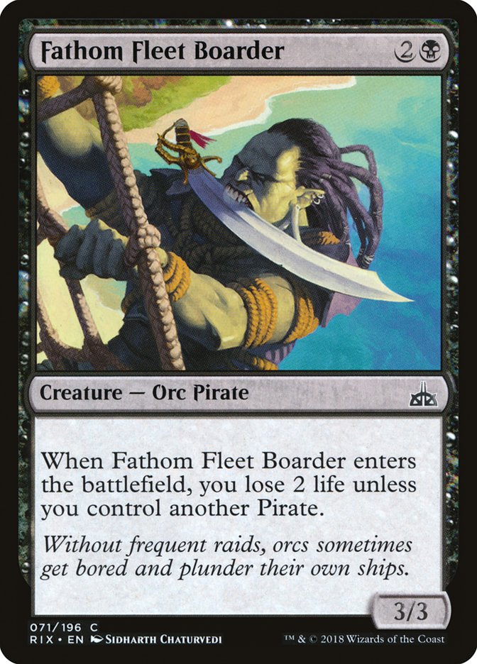 Fathom Fleet Boarder [Rivals of Ixalan] | Webway Games