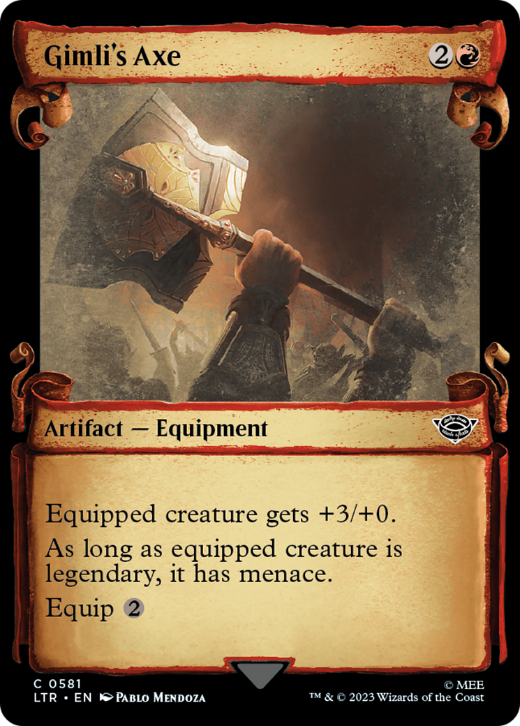 Gimli's Axe [The Lord of the Rings: Tales of Middle-Earth Showcase Scrolls] | Webway Games