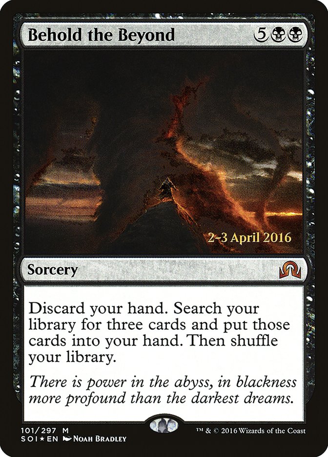 Behold the Beyond (Prerelease) [Shadows over Innistrad Prerelease Promos] | Webway Games