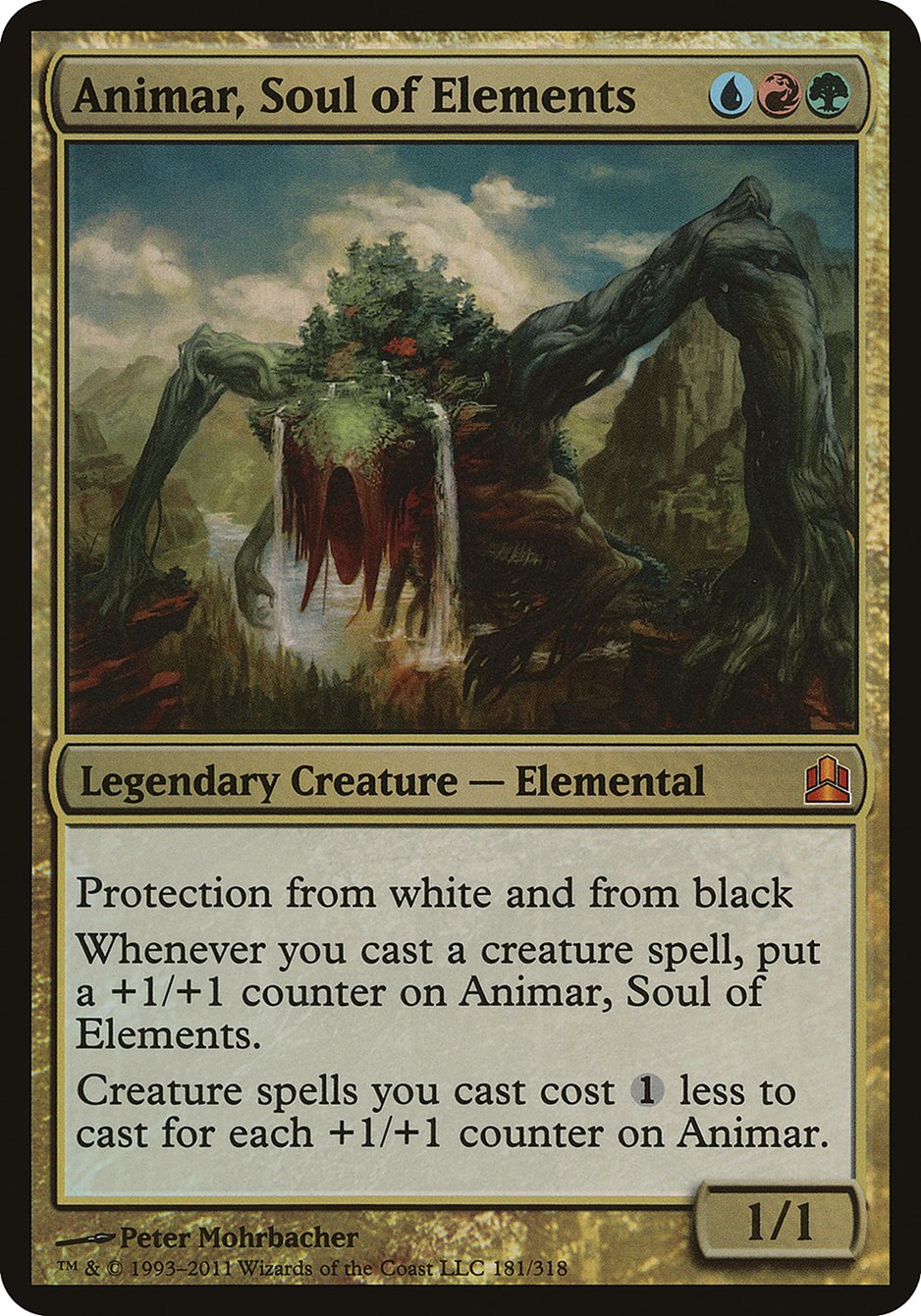 Animar, Soul of Elements (Oversized) [Commander 2011 Oversized] | Webway Games