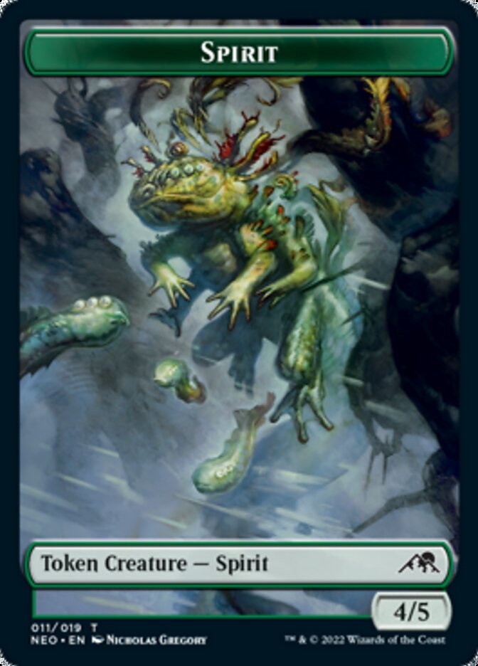 Spirit Token (011) [Kamigawa: Neon Dynasty Tokens] | Webway Games