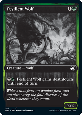 Pestilent Wolf [Innistrad: Double Feature] | Webway Games