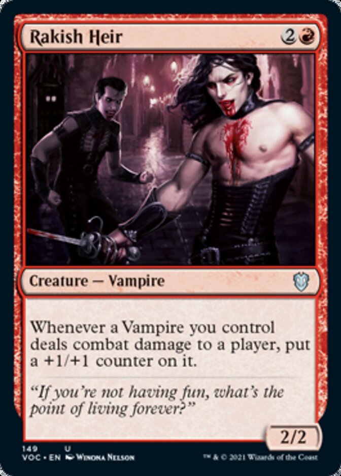 Rakish Heir [Innistrad: Crimson Vow Commander] | Webway Games