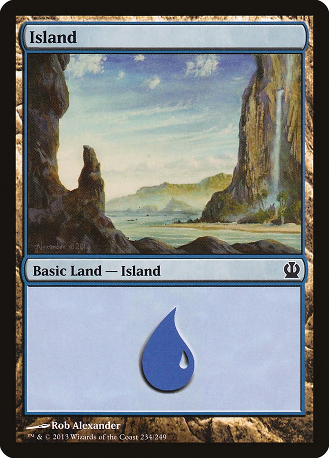 Island (#234) [Theros] | Webway Games