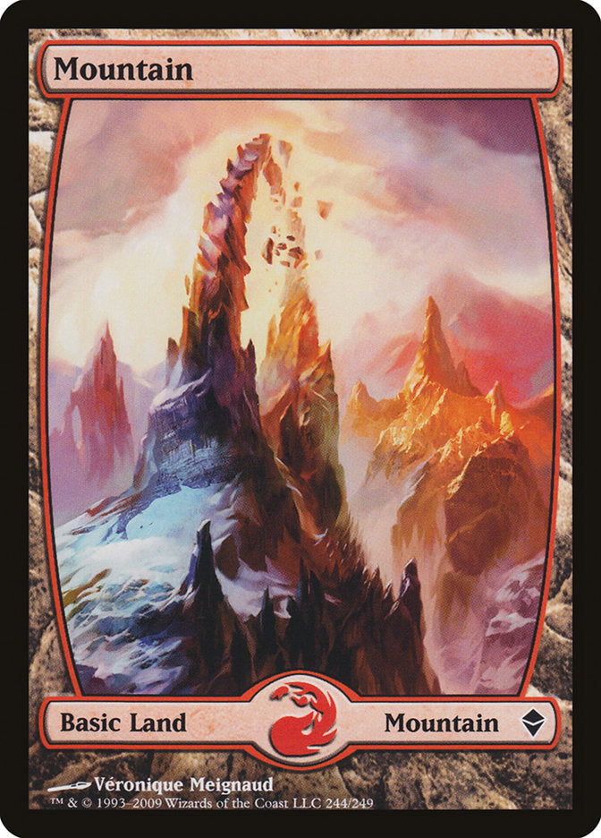 Mountain (244) [Zendikar] | Webway Games