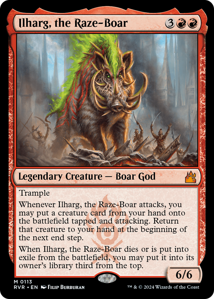 Ilharg, the Raze-Boar [Ravnica Remastered] | Webway Games