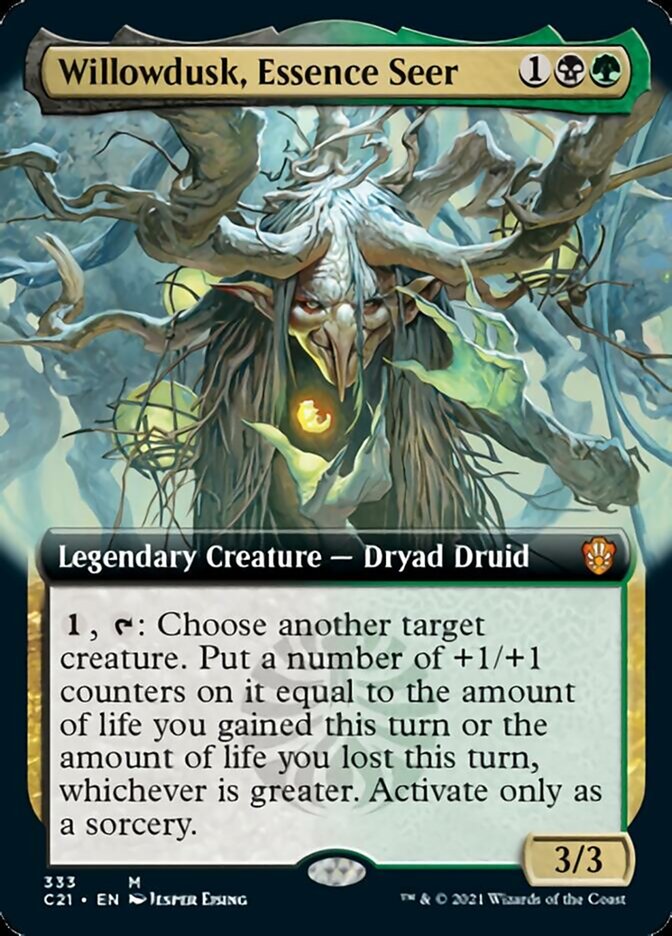 Willowdusk, Essence Seer (Extended) [Commander 2021] | Webway Games