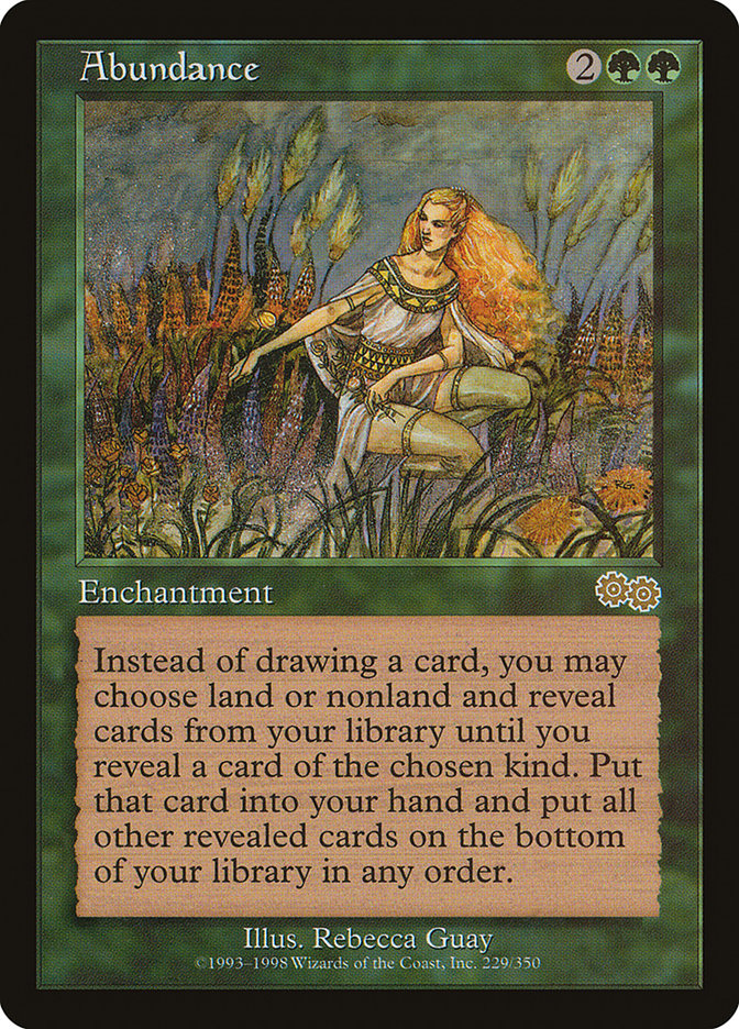 Abundance [Urza's Saga] | Webway Games