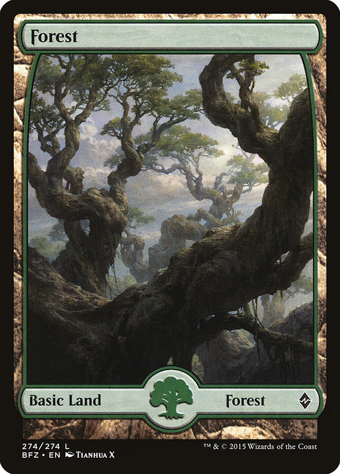 Forest (#274) [Battle for Zendikar] | Webway Games