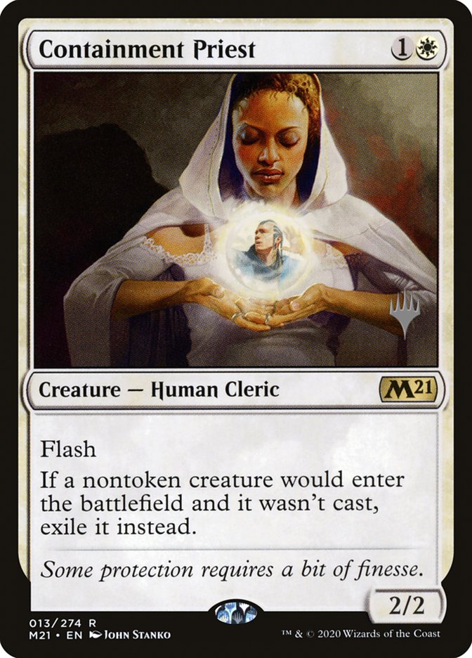 Containment Priest (Promo Pack) [Core Set 2021 Promos] | Webway Games