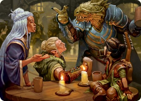 You Meet in a Tavern Art Card [Dungeons & Dragons: Adventures in the Forgotten Realms Art Series] | Webway Games
