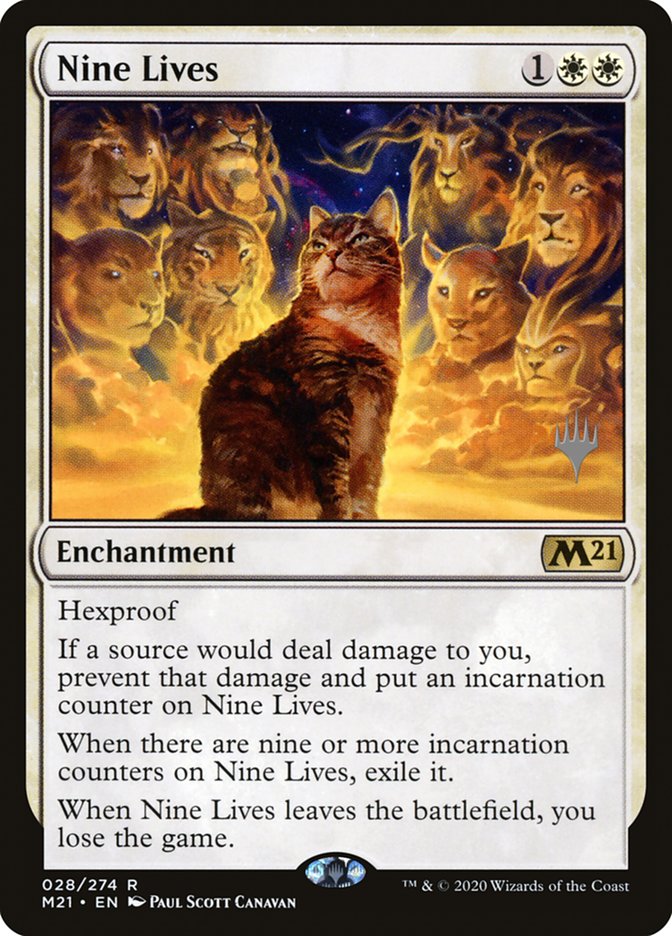Nine Lives (Promo Pack) [Core Set 2021 Promos] | Webway Games